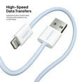 thumbnail image 5 of Liquipel Powertek Pastel Braided USB-A to Lightning - Blue, 5 of 7
