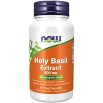 NOW Supplements, Holy Basil Extract 500 mg, 90 Veg Capsules