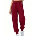 thumbnail image 6 of Maean Sweatpants for Womens Jogger Sweat Pant Elastic Waist Running Lounge Pant Workout Athletic with Pockets, 6 of 7