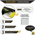 thumbnail image 4 of kwiksafety (charlotte, nc) boa 1 pack (external shock absorber) single leg 6ft safety lanyard osha ansi fall protection restraint equipment snap rebar hook connectors construction arborist roofing, 4 of 6