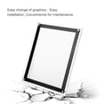 thumbnail image 3 of A4 LED Light Box Advertising Acrylic Snap Frame Backlit Board Poster Display (A4 ), 3 of 4
