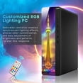 thumbnail image 2 of Gaming PC Desktop – Intel Core i7 Processor upto 4.0 GHz 16GB DDR4 RAM 512GB SSD GeForce GT1030 2GB GDDR5 WiFi Windows 11 Pro ~ AXOII ~ Refurbished, 2 of 5