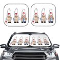 thumbnail image 2 of Salouo Nurse doctor gnome Pattern Car Windshield Sun Shade Foldable | Front Windshield Shade for Sun, Heat and UV Rays | Interior Sun Protection-Small, 2 of 6
