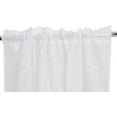 thumbnail image 2 of Ruthy's Textile White Sheer Curtains  2 x 38 x 84 Panels, Rod Pocket Top - Moroccan Tile Trellis Embroidered Voile Drapes - for Bedroom, Living Room or Dining Room Windows, 2 of 5