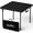 Black, variant on WASUHE 36" Square Folding Table with Handle, Portable Resin Folding Card Table for Dining, Game, Party, Picnic, White