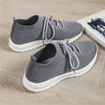 thumbnail image 2 of Vedolay Flats Sneakers Slip On Shoes for Women Comfort Summer Sneakers Soft Business Sneakers,Gray 8.5, 2 of 5