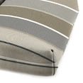thumbnail image 4 of Jordan Manufacturing Sunbrella 72" x 22" Milano Char Gray Stripe Rectangular Outdoor Chaise Lounge Cushion with Ties and Hanger Loop, 4 of 12