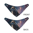 thumbnail image 3 of Naloa Night Sky Wolf Dog Bandana Large and Small-Dog Scarf Bib Handkerchief Accessories for Dogs and Cats(S-L)-Large, 3 of 5