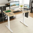 thumbnail image 2 of Office Desk STARY Electric Standing Desk Adjustable Height Sit Stand Home Office Desk with Splice Board,Work Surface, 2 of 5