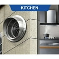 thumbnail image 3 of Stainless Steel Wall Ceiling Exhaust Duct Cover Vent Cap Waterproof Outlet Valve, 3 of 6