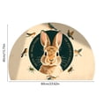 thumbnail image 3 of Deeceymbur Semi Circle Absorbent Waterproof Door Mat for Inside Front Door Entryway Rug Non Slip Back Washable Decor Carpet Kitchen Bathroom Living Room, 3 of 6