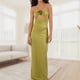 thumbnail image 1 of Vestido Largo Con Tirantes Vestido ajustado casual para mujer Ropa de vacaciones sin espalda ahuecada (Verde S) Ygjytge para Mujer Verde T S, 1 of 7