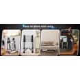 thumbnail image 3 of Heavy-Duty Telescoping Ladder - Stainless Steel Collapsible Ladder with Auto-Locking for Home/RV Use (330lb Capacity), 3 of 9