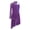 Purple, variant on Girls Sparkle Figure Skating Dress One Shoulder Long Sleeve Backless Lyrical Dance Dress Ballet Performance Leotard Purple 6