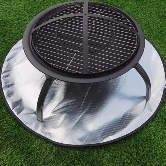Patio Lawn And Deck Protection, Fire Pit Ground Protector