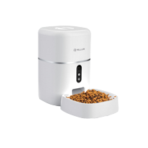 Tellur Smart Wifi Pet Feeder, UltraHD Camera, 4l, White