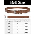 thumbnail image 2 of Maikun Belts for Men,Brown Belt Mens Dress Belt For Casual Suits Jeans Uniform, 2 of 8