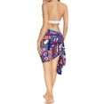 thumbnail image 4 of HAPPY BAY Women's Sarong Bikini Skirt Swimsuit Cover up Summer Wraps Bathing suit Swimwear Beach Wrap Skirts for Women One Size Blue, Turtle, 4 of 5
