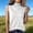 White, variant on FRSASU Women's Vest Turtleneck Sleeveless Solid Color Knit Sweater High Neck Summer Casual Pullover Sweater Yellow