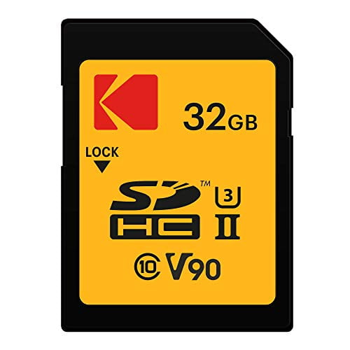 Carte mémoire SDHC Kodak UHS-II U3 V90 Ultra Pro 32 Go - Vitesse