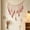 B, variant on Japceit 47X29.5In Boho Macrame Wall Hanging, Hand Woven Tassel Garland, Cotton Rope Art, Room Decor, Living Room Bedroom Accent, Rustic Wedding Backdrop