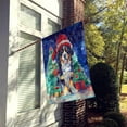 thumbnail image 5 of Bernese Mountain Dog Christmas House Flag 28 in x 40 in, 5 of 7