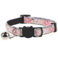 thumbnail image 4 of Pink Adjustable Cat Collar with Bell for Photo Shoots and Daily Life Lightweight Polyester, 4 of 5