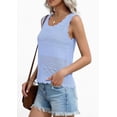 thumbnail image 4 of PRETTYGARDEN Womens Crochet Tank Tops Summer Spring Boho Sleeveless Cute Knit Sweater Vest Trendy Beach Vacation Clothes, 4 of 10