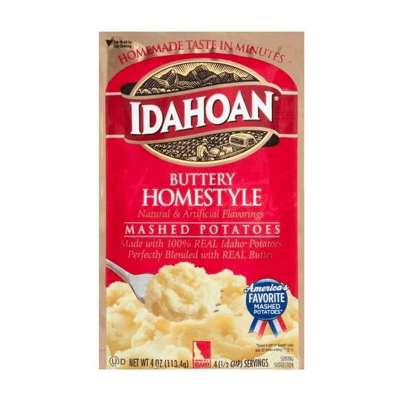 Idahoan, Buttery Homestyle Mashed Potatoes (Pack of 6)