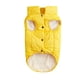 thumbnail image 3 of Zhuge Chaqueta de invierno cortavientos para perros: abrigo cálido de 2 capas con forro polar para perros pequeños, medianos y grandes | Chaleco para clima frío (S, amarillo), 3 of 4
