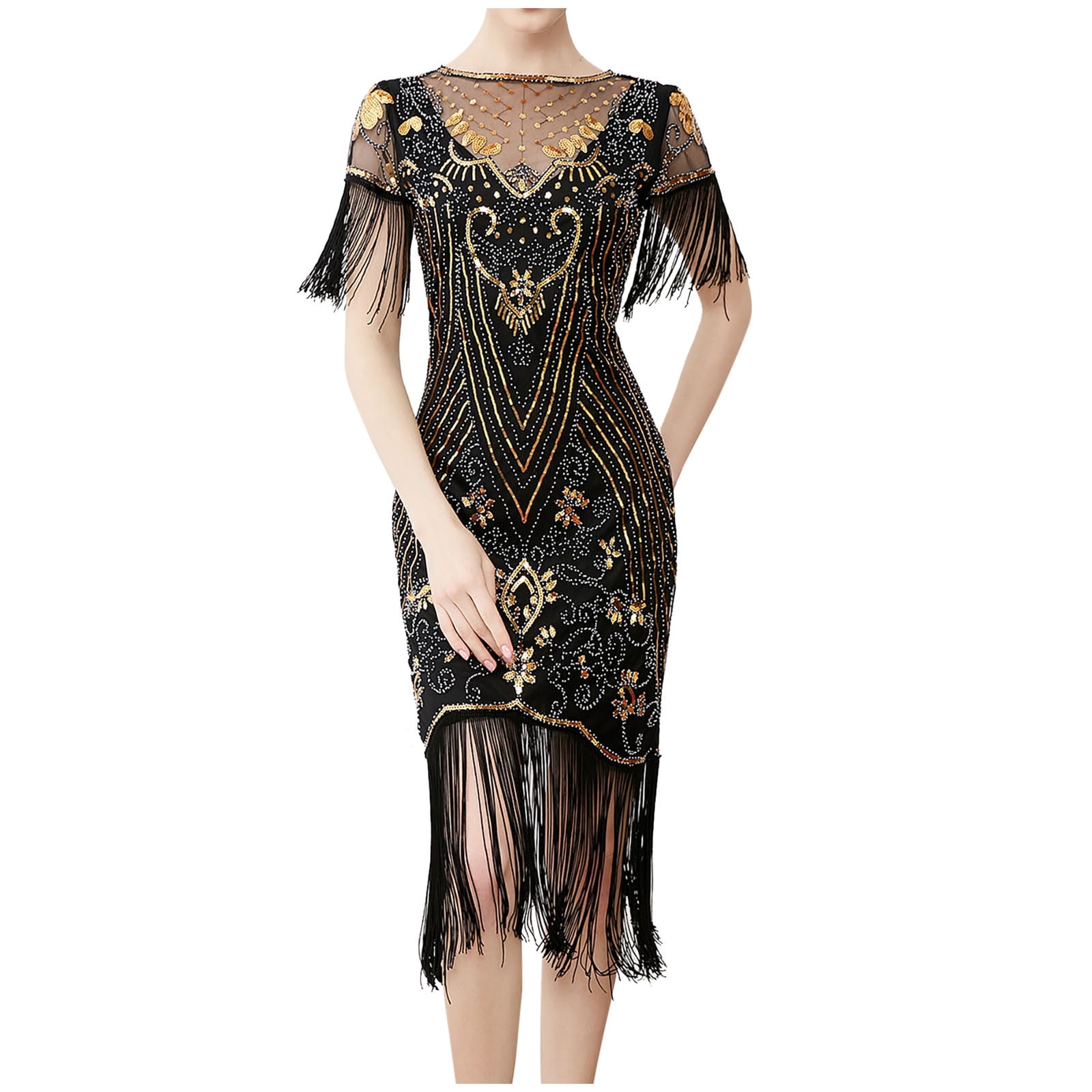 Calcy sequin mesh dress hotsell
