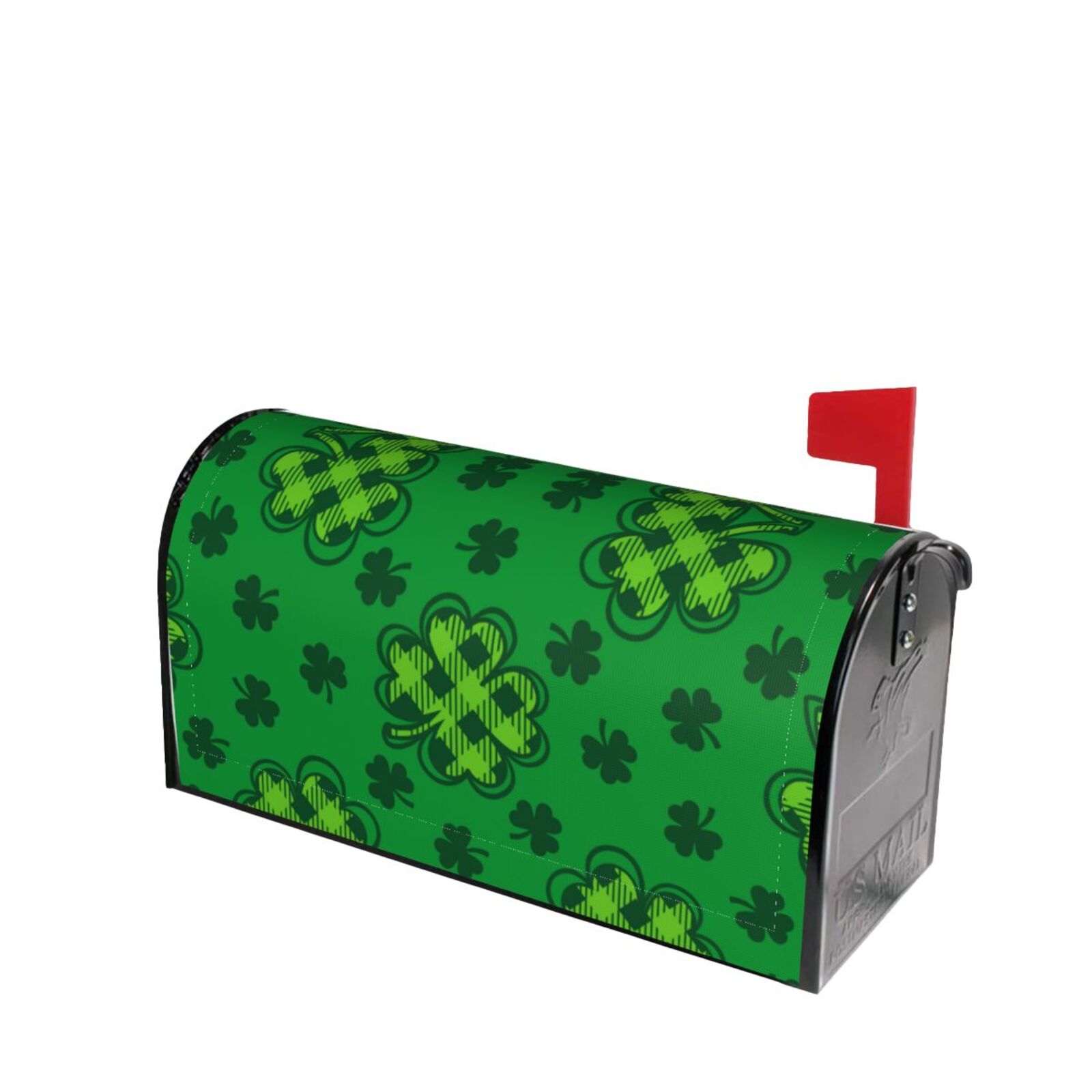 Xecao St Patrick's Day5 for Mailbox Cover with Magnetic Strips, Waterproof and Sunscreen, Adds a Decorative Touch to Your Garden Yard.