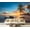 Color 3, variant on Wall Mural Peel and Stick Misty sunrise wheat field Kansas Self-Adhesive Wallpaper Removable Wall Decal Wall Sticker Home Decor for Living Room Bedroom 69"x96"