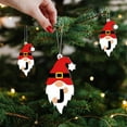 thumbnail image 5 of Vrorvz Santa Claus Christmas Ornaments with Full Alphabet Acrylic Hanging Decorations for Festive Home Decor and Diy Holiday Crafts 3.1in White, 5 of 6