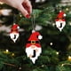 thumbnail image 5 of Juego de 26 adornos colgantes acrílicos navideños con diseño de Papá Noel | Adornos navideños DIY para decorar la puerta de la pared o la fiesta en casa | Manualidades navideñas para regalar, 5 of 6