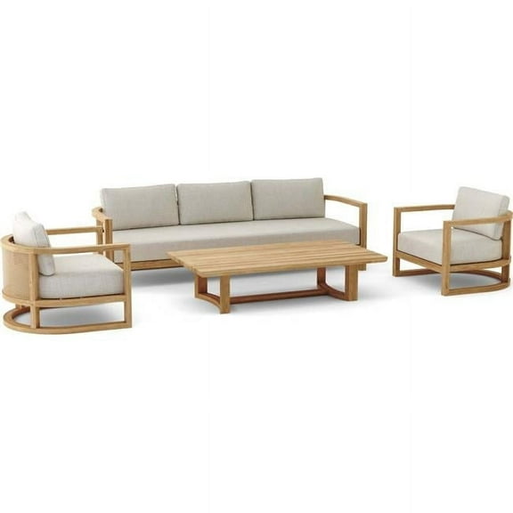 Anderson Teak SET-221 Junus Deep Seating Set - 4 Piece