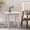 White, variant on Christopher Knight Home Outdoor Accent Side Table, Acacia Wood End Table with Curved Legs, Natural