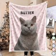 thumbnail image 2 of Custom Pet Photo - Personalized Custom Blanket - Gift For Pet Lovers, Dog, 2 of 9