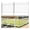 34 Pickets Straight + W 84'' x H 36'', variant on Picket Fence Post 30" High for Straight Vinyl PVC Garden Fence White