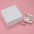 thumbnail image 3 of Auriculares inalámbricos con forma de corazón, reducción de ruido deportivo inalámbrico intrauditivo, rosa, 3 of 4
