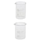thumbnail image 1 of Vasos de precipitados de laboratorio de 2 piezas Vaso de medición de de laboratorio de forma baja, 10 ml y 20 ml, 1 of 8