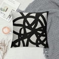 thumbnail image 2 of JEUXUS Black And White Pillow Covers  Geometric Abstract Modern Art Line Throw Pillow Covers Modern Minimalist Style Decorative Square Cushion Case Boho Decoration For Couch Sofa Outdoor, 2 of 5