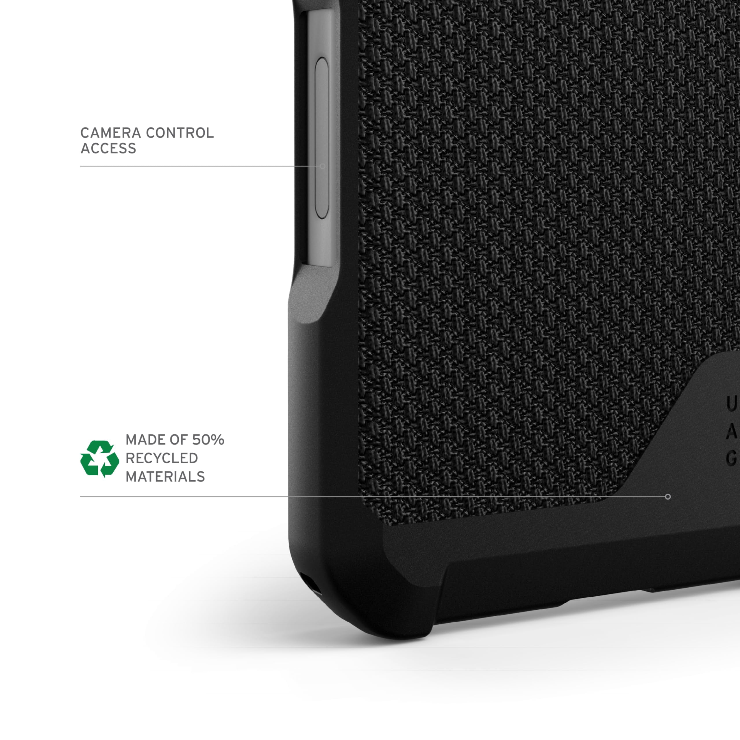 UAG iPhone 16 Plus Case 6.7" Metropolis LT - Compatible with MagSafe Charging Rugged Shockproof Anti-Slip Military Grade Protective Cover, Kevlar Black