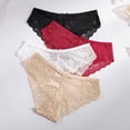 thumbnail image 4 of Yammkia Culottes pour Femmes, Culottes Taille Haute pour Femmes, Culottes Couvrantes pour Dames (Rouge,P), 4 of 4