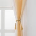 thumbnail image 4 of Cortinas de gasa de lino sintético con bolsillo para varilla, 100 x 200 cm, color 1 Color_1, 4 of 9