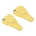 thumbnail image 1 of Unique Bargains 4.5'x2.6' PU Leather Embroidery Scissors Sheath Protective Cover, Light Yellow 2 Pack, 1 of 7