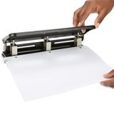 Mind Reader Desktop Hole Punch, Adjustable Steel 2-3 Hole Puncher ...