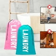 thumbnail image 4 of Nidoul 2 Pack XL Laundry Bags, Drawstring Closure Dirty Clothes Large Travel Laundry Bag Heavy Duty Durable Rip-Stop Bags for Camp Travel Machine Washable Dirty Clothes Organizer 24" x 36", 4 of 7