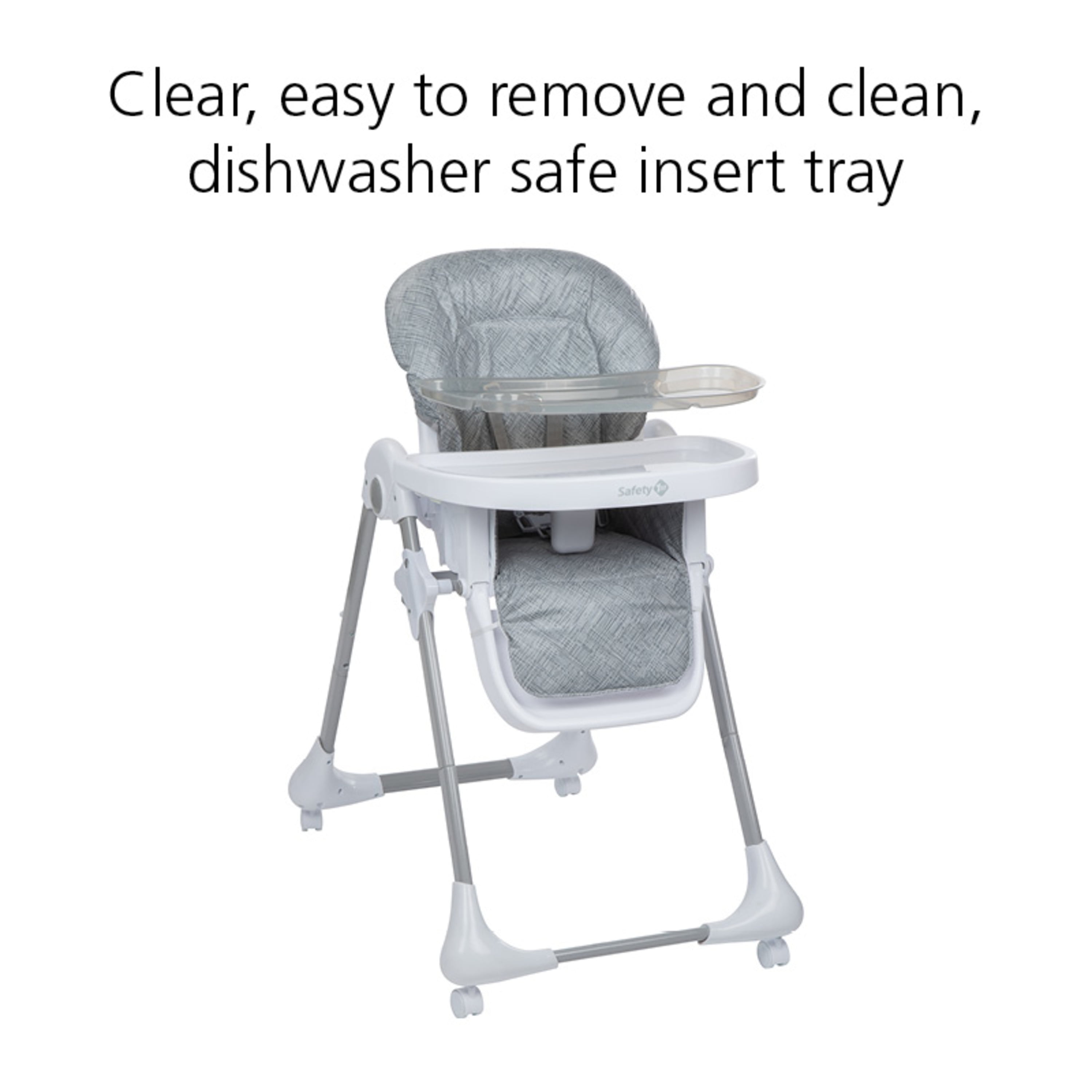 Safety 1st 3-in-1 Grow and Go High Chair, Birchbark, Toddler