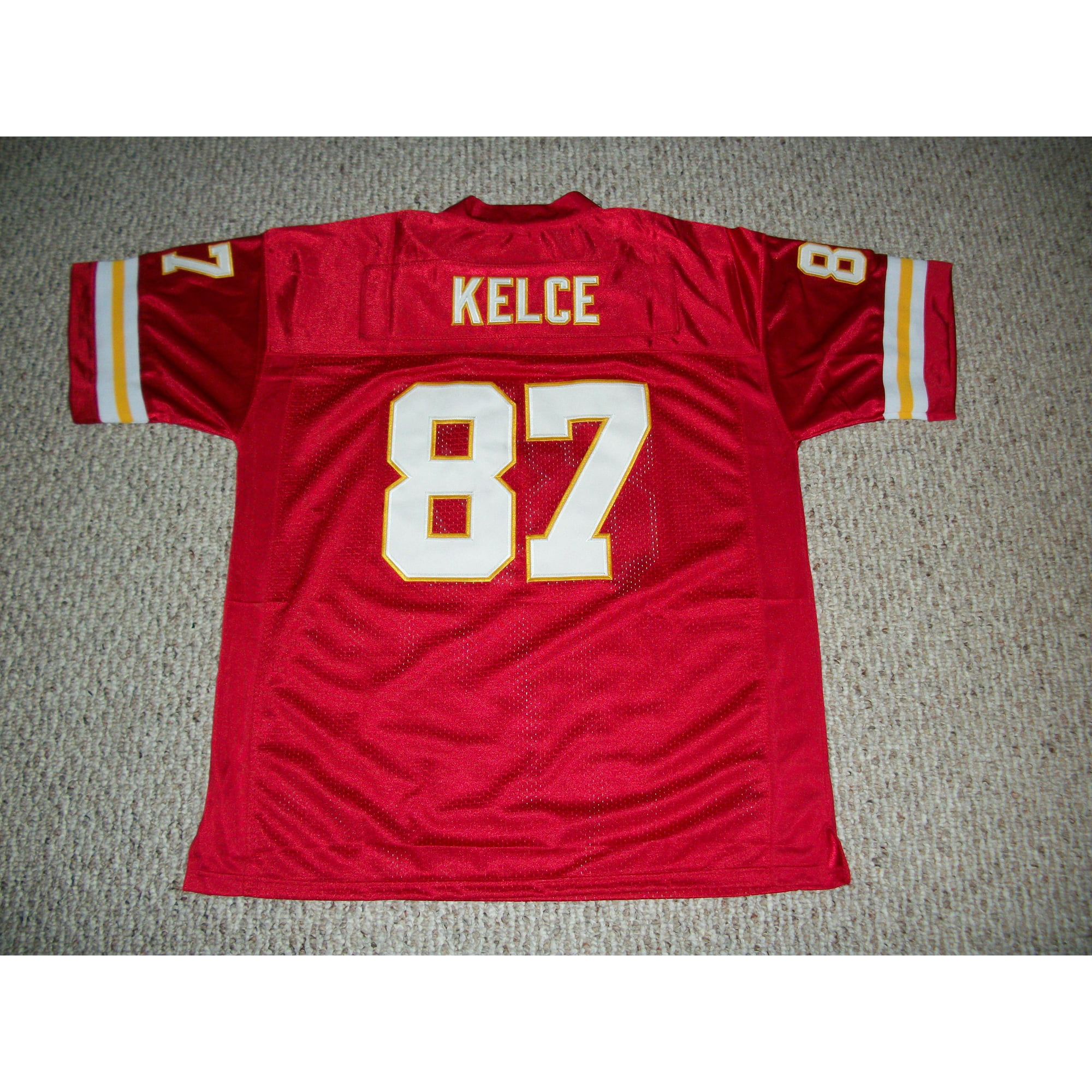 Unsigned Travis Kelce Jersey #87 Kansas City Custom Stitched Red Football  New No Brands/Logos Sizes S-3XL